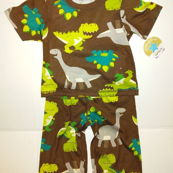 NWT☆Child Of Mine☆By CARTER'S☆Boy's Dinosaur 2pc Pajama Set☆12M - Picture 5 of 8